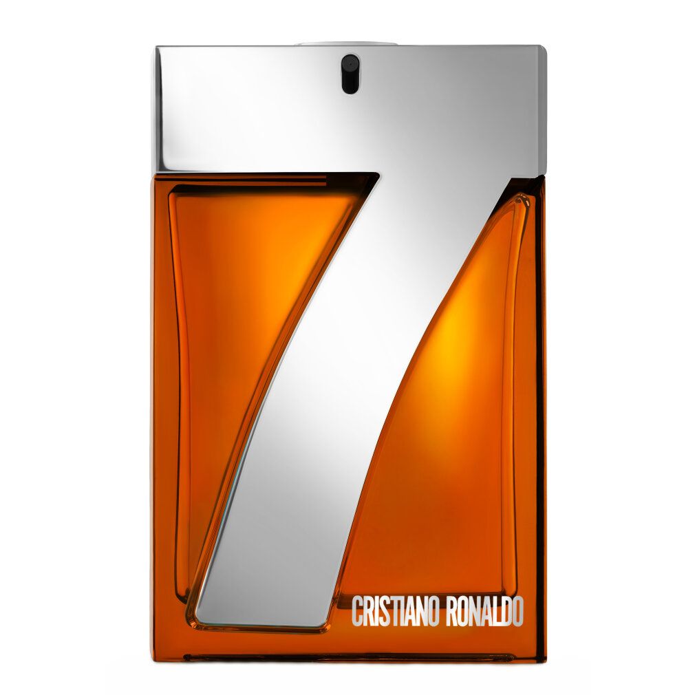 Cristiano Ronaldo Fearless Eau de Toilette Set: Flakon und Verpackung mit Cristiano Ronaldo Porträt.
