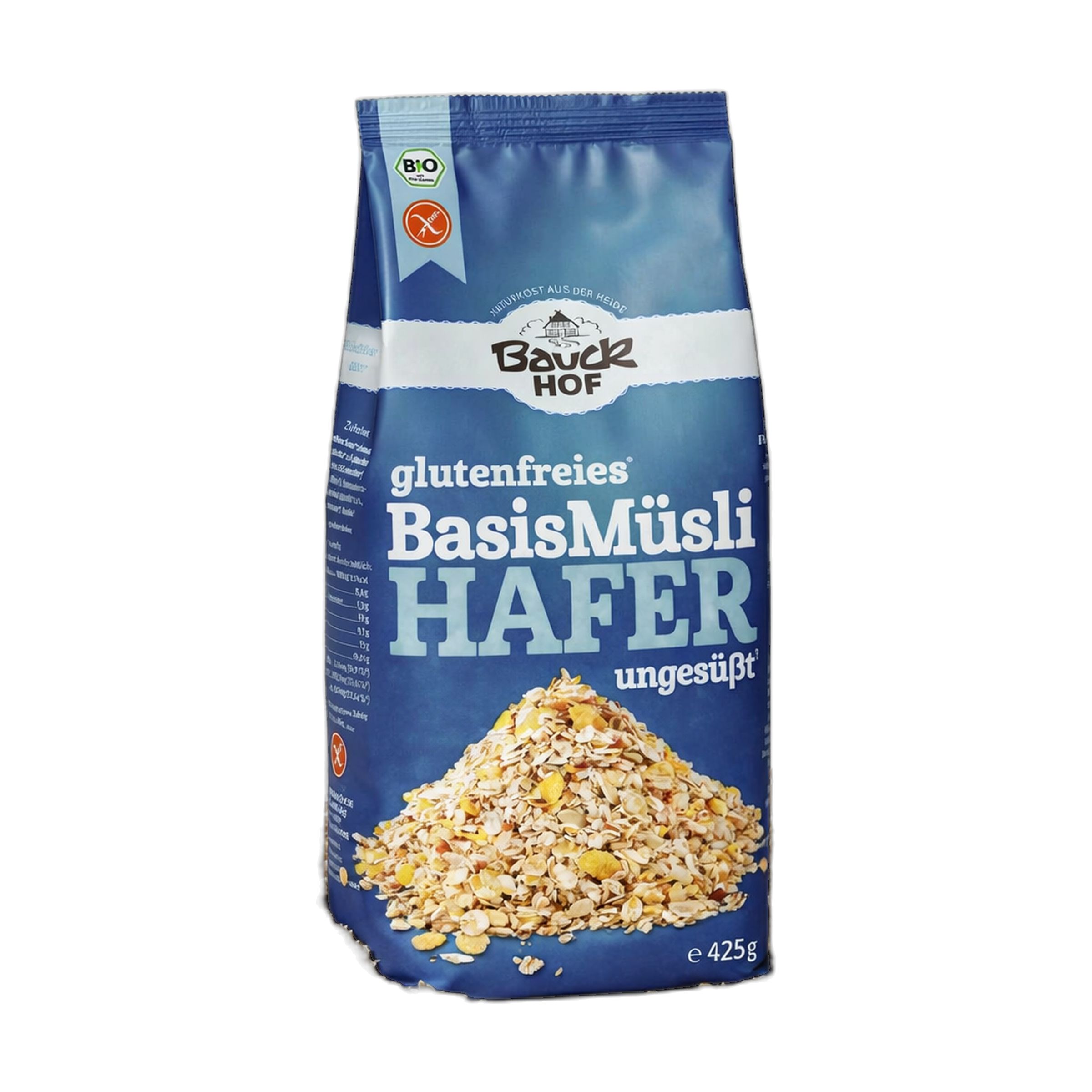 Bauckhof Bio Hafermüsli Basis glutenfrei 425 g Müsli