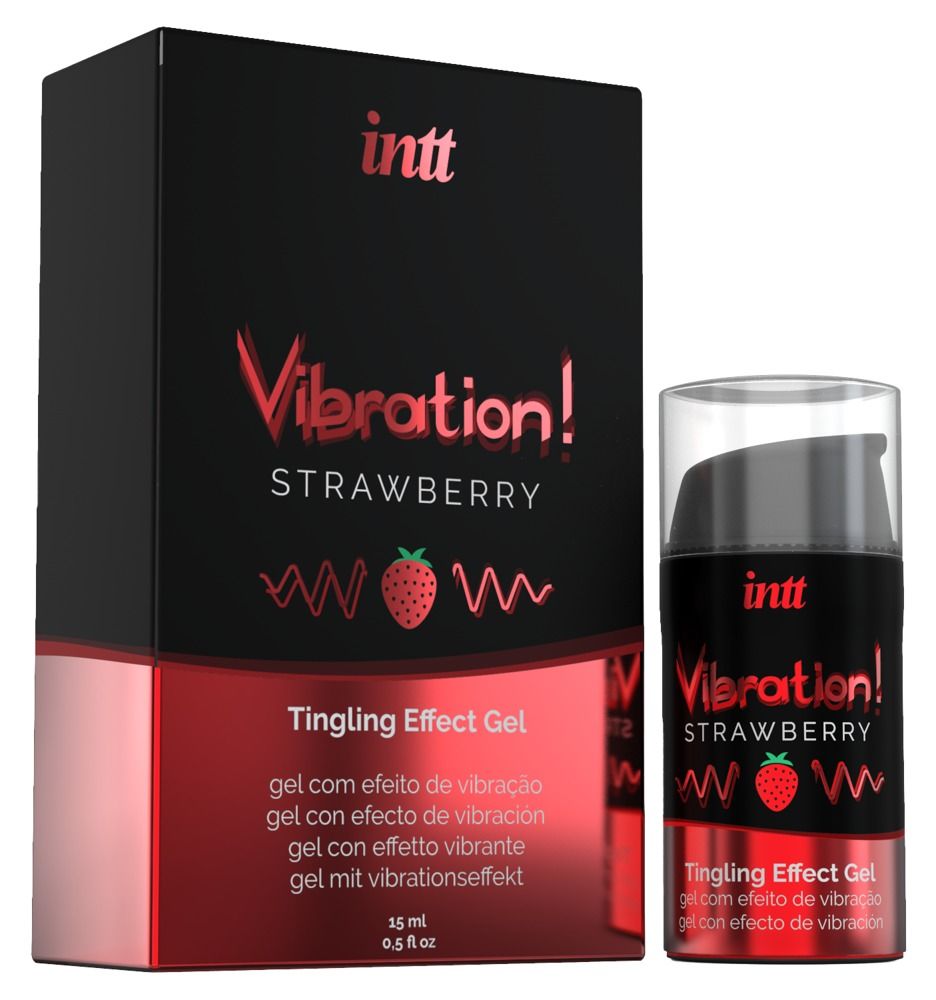 INTT *Vibration! Strawberry* Tingling Effect Gel
