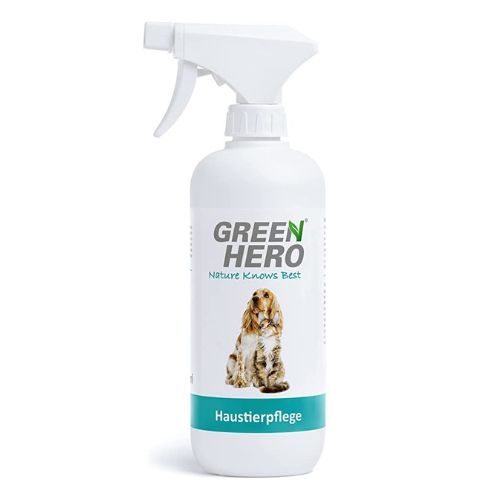GreenHero Haustierpflege, pflegt die Haut bei Juckreiz und Milben