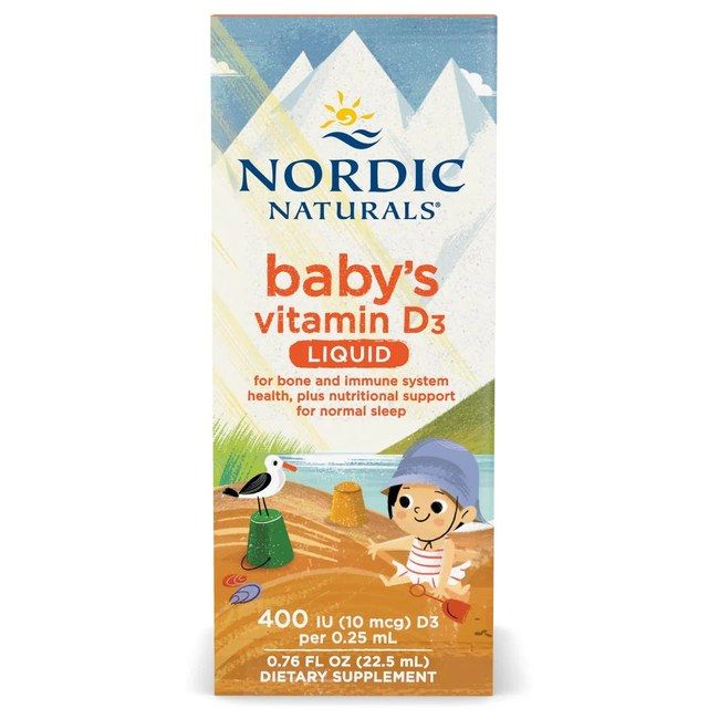 NORDIC NATURALS Baby's Vitamin D3 10 mcg (400 UI)