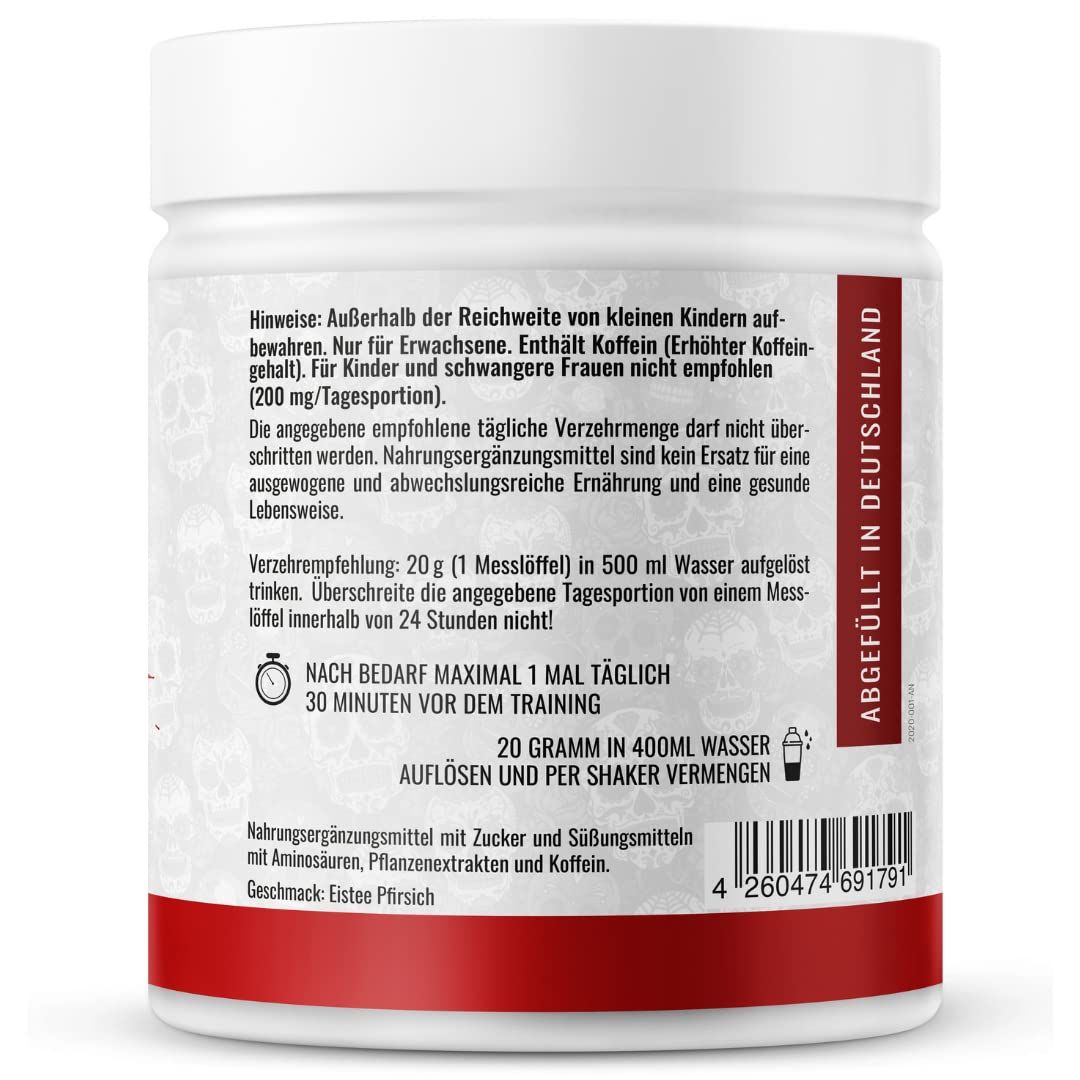 Gym Nutrition First Blood 2 Pre Workout Booster Pulver
