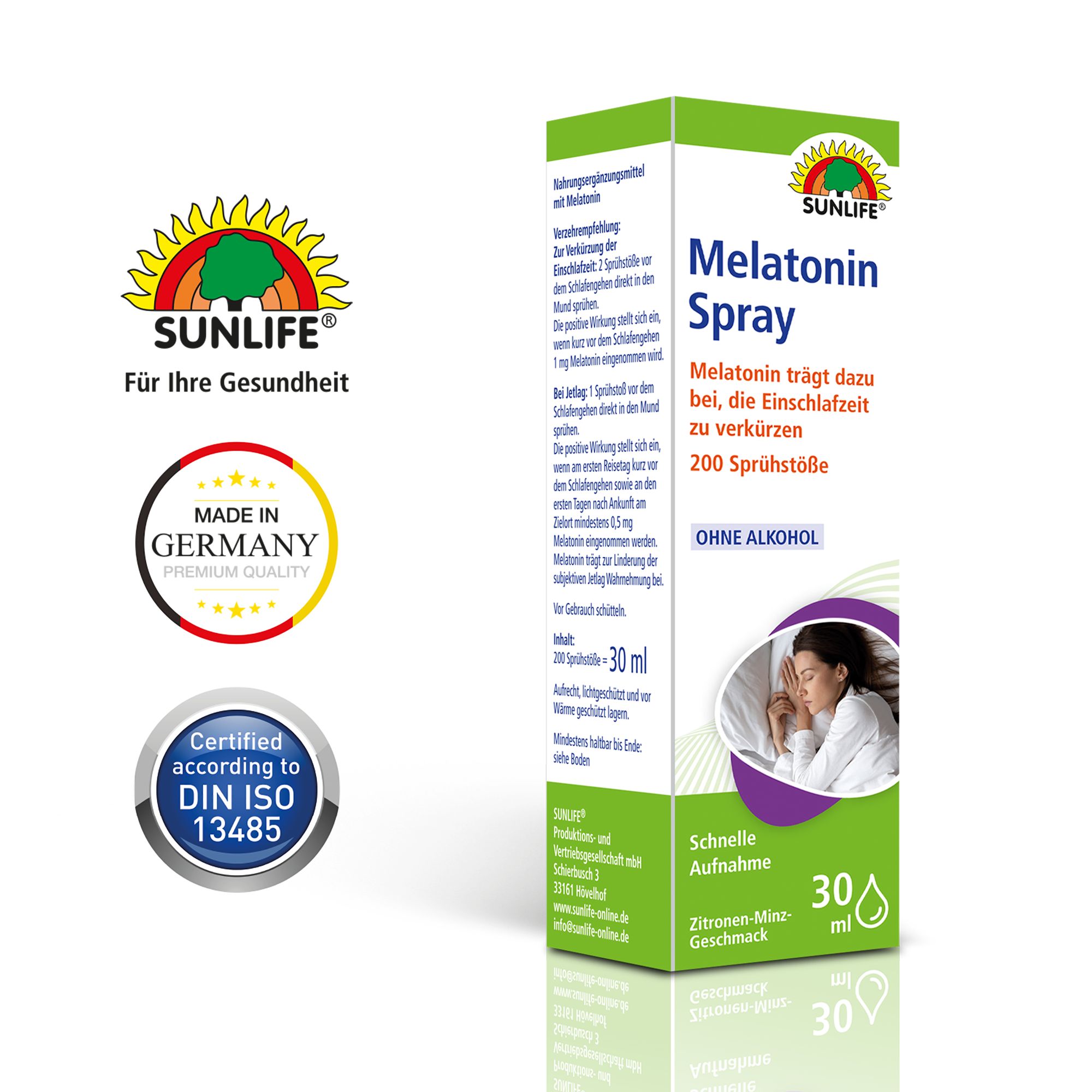 SUNLIFE® Melatonin Spray