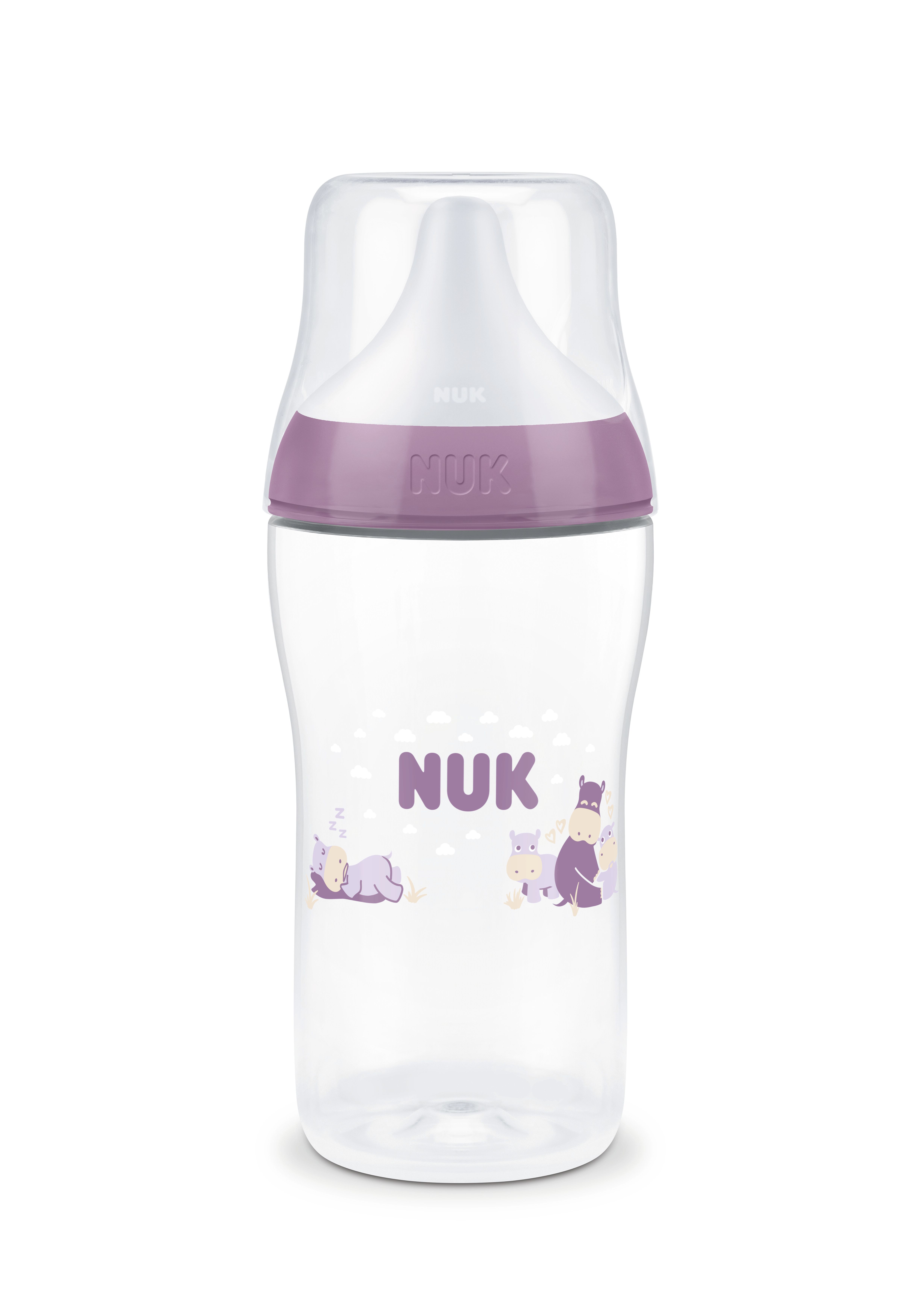 NUK Perfect Match Babyflasche 'Nilpferd' 1 St