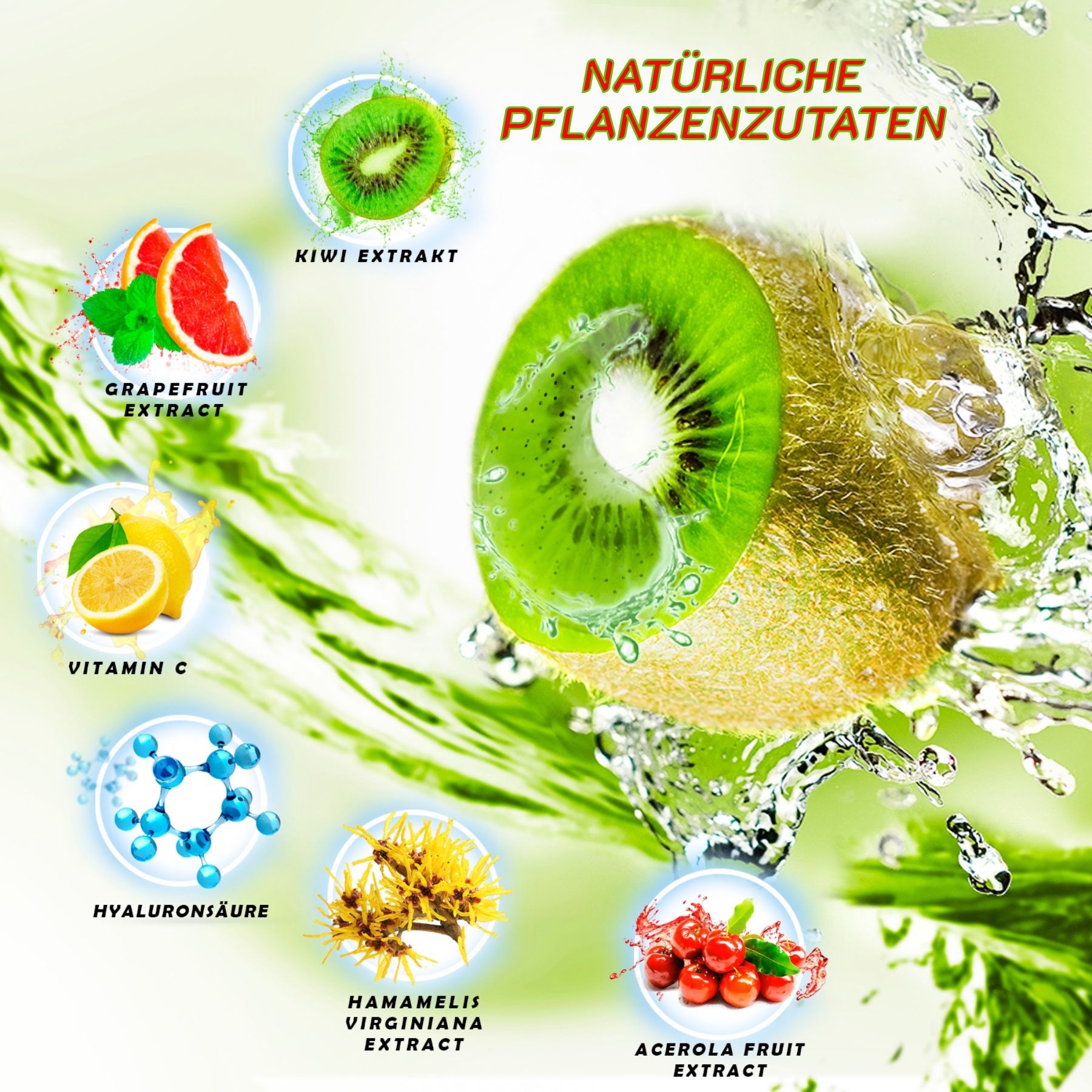 P-Beauty Augenpads Hydrogel Anti Aging Kiwi