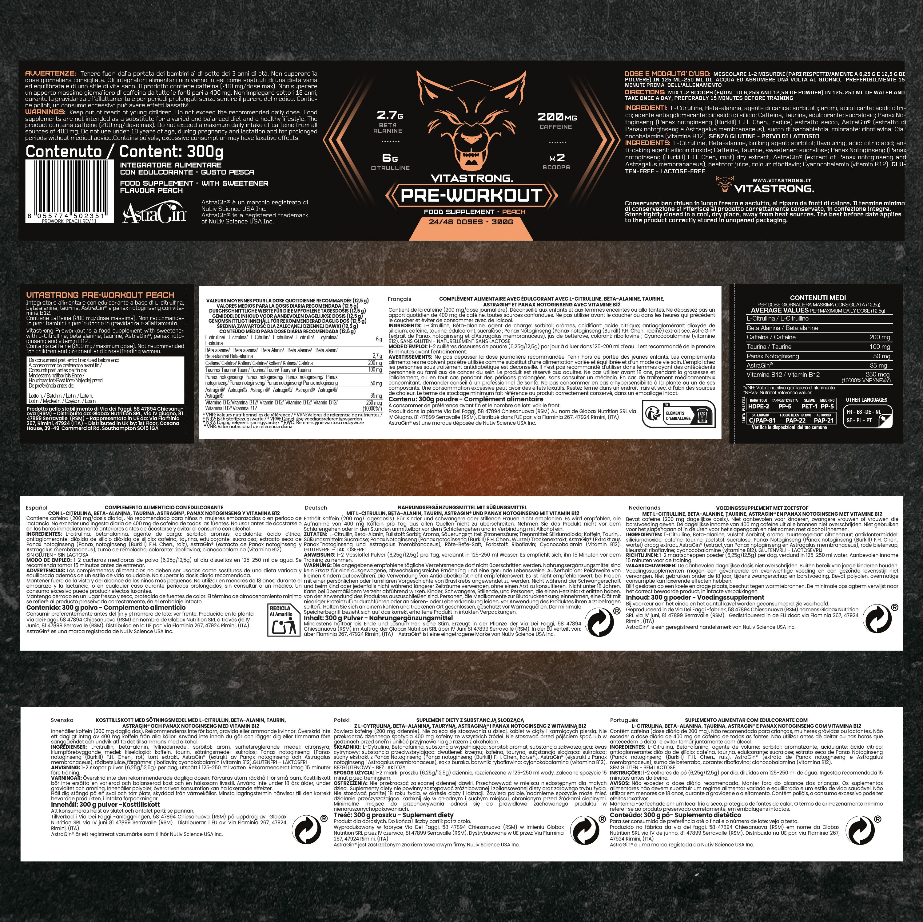 Vitastrong Preworkout