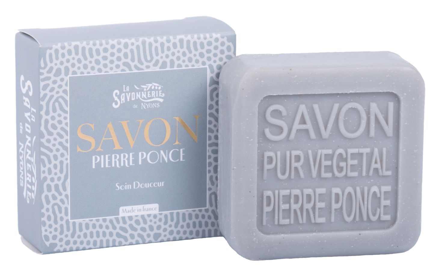 La Savonnerie de Nyons - Wellness-Seife in Karton - Bimsstein-Seife