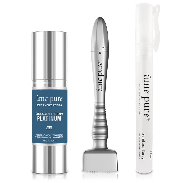 âme pure Adjustable Derma Stamp PLATINUM GENTLEMEN KIT