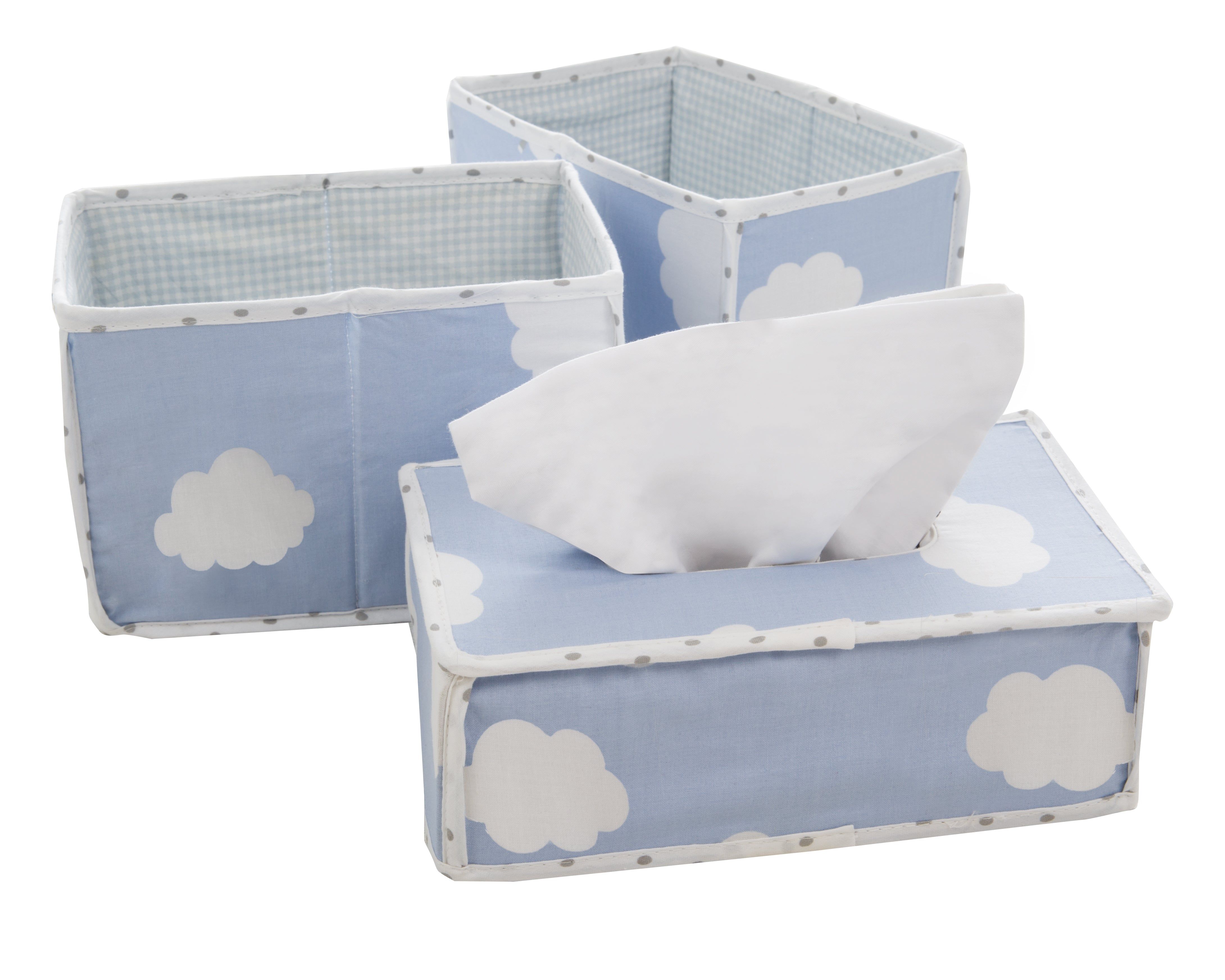 roba Pflegeorganiser Set 'Kleine Wolke blau', 3tlg