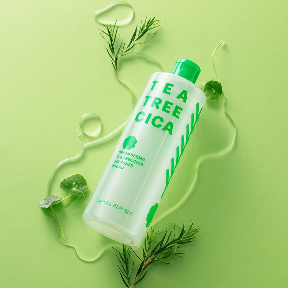 NATURE REPUBLIC Green Derma Tea Tree Cica Big Face Toner