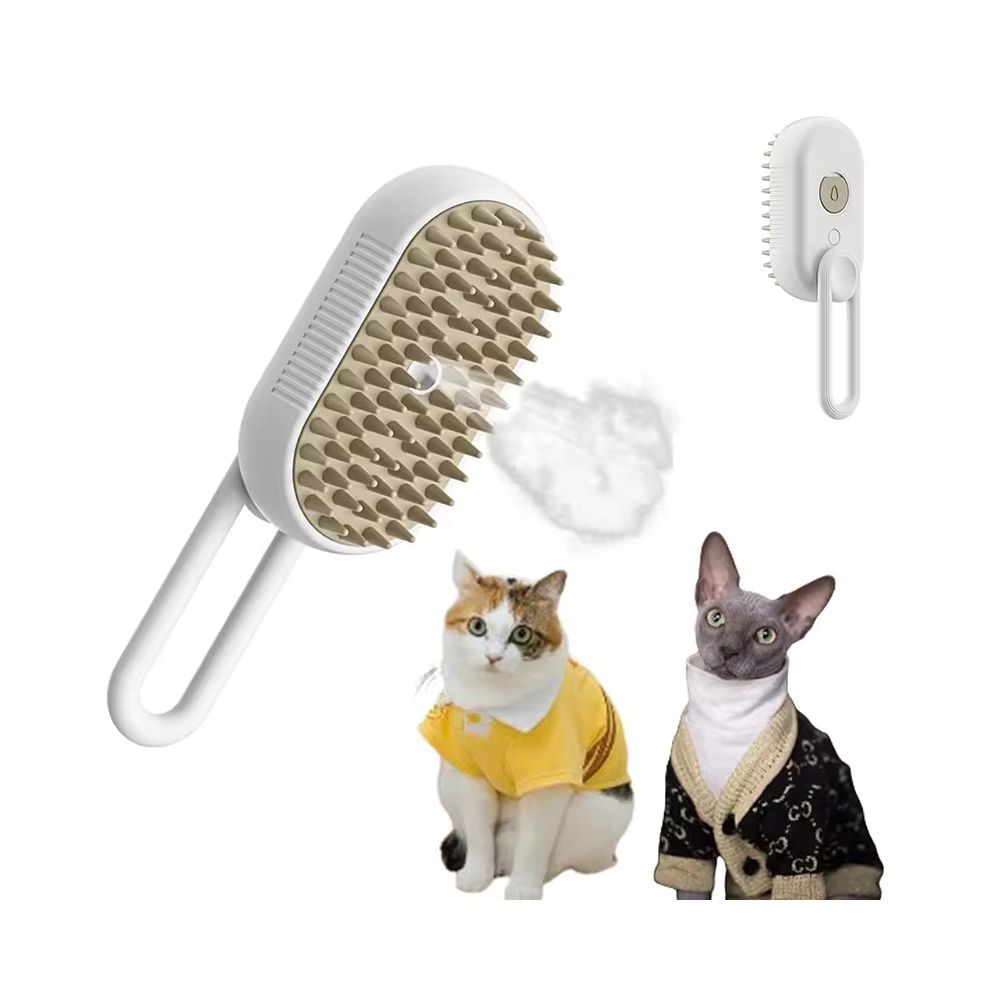 PETSATION 3-in-1 Bürste mit Dampf (Hunde, Katzen, Pferde)