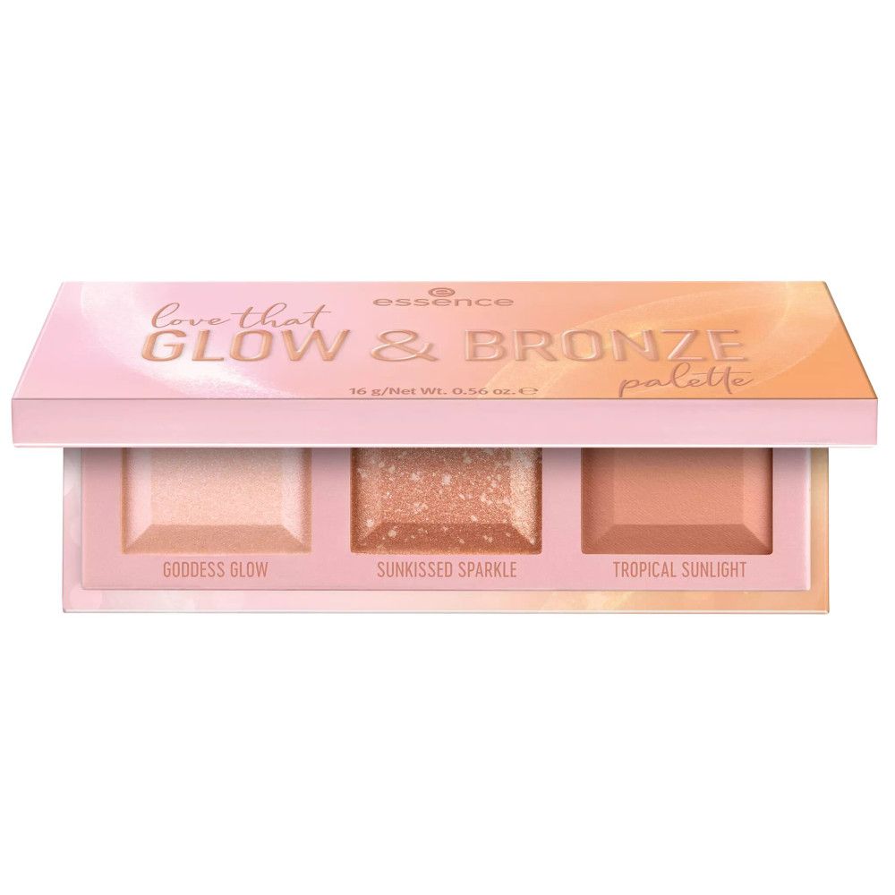 Essence - Highlighter-Palette Love that Glow & Bronze