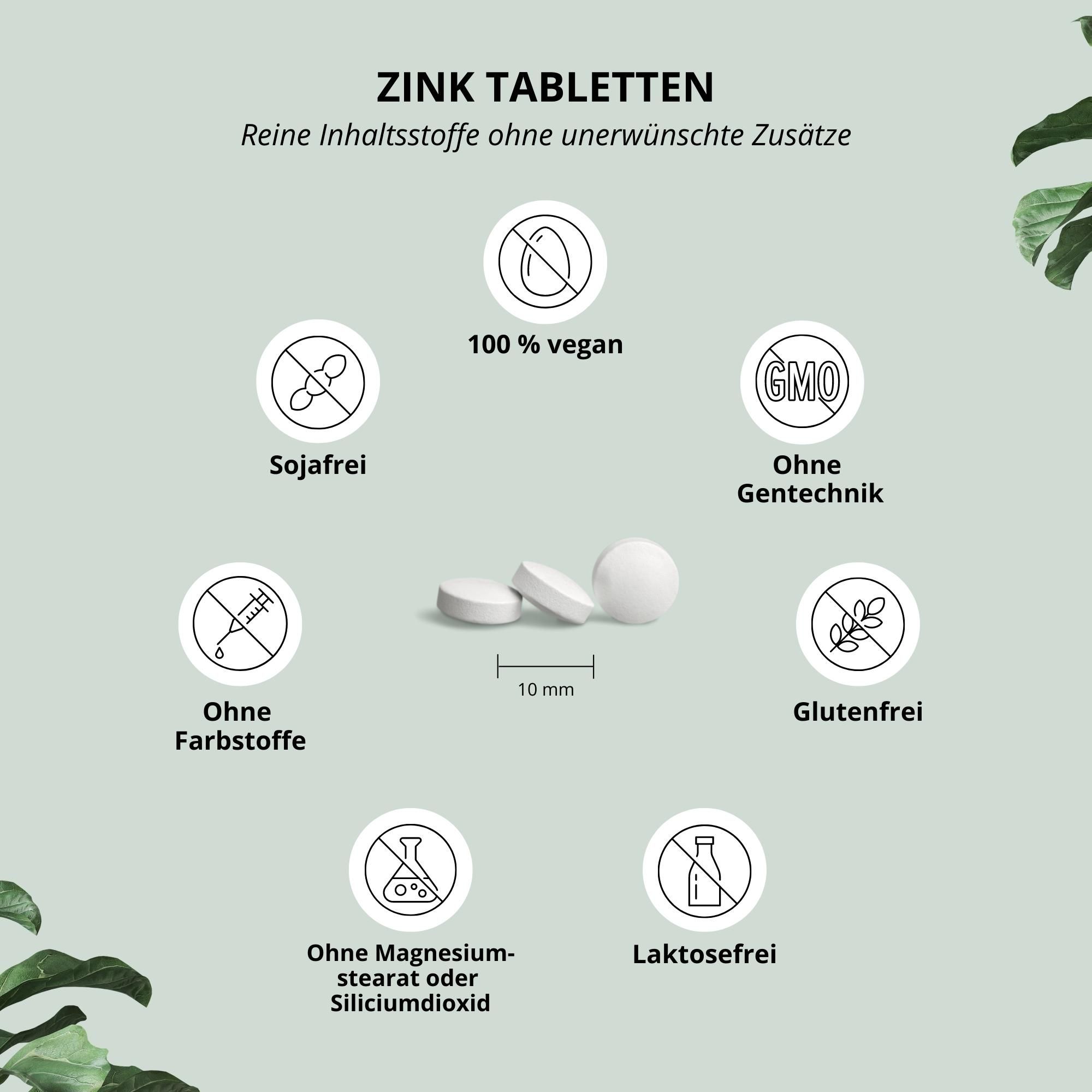 nutri+ Zink Tabletten 25 mg - 360 Stück