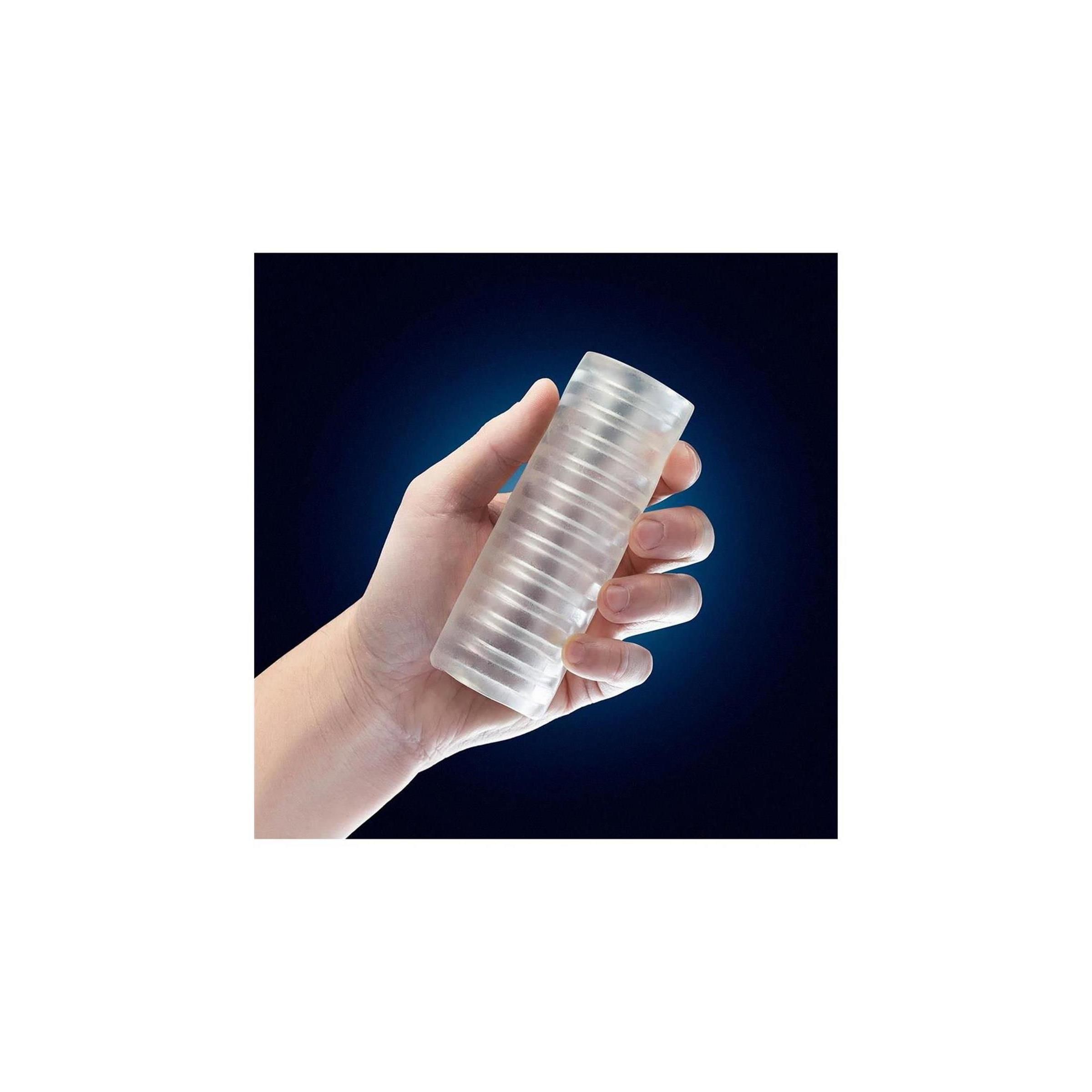 Blush - RIZE RIBZ SELF LUBRICATING STROKER CLEAR