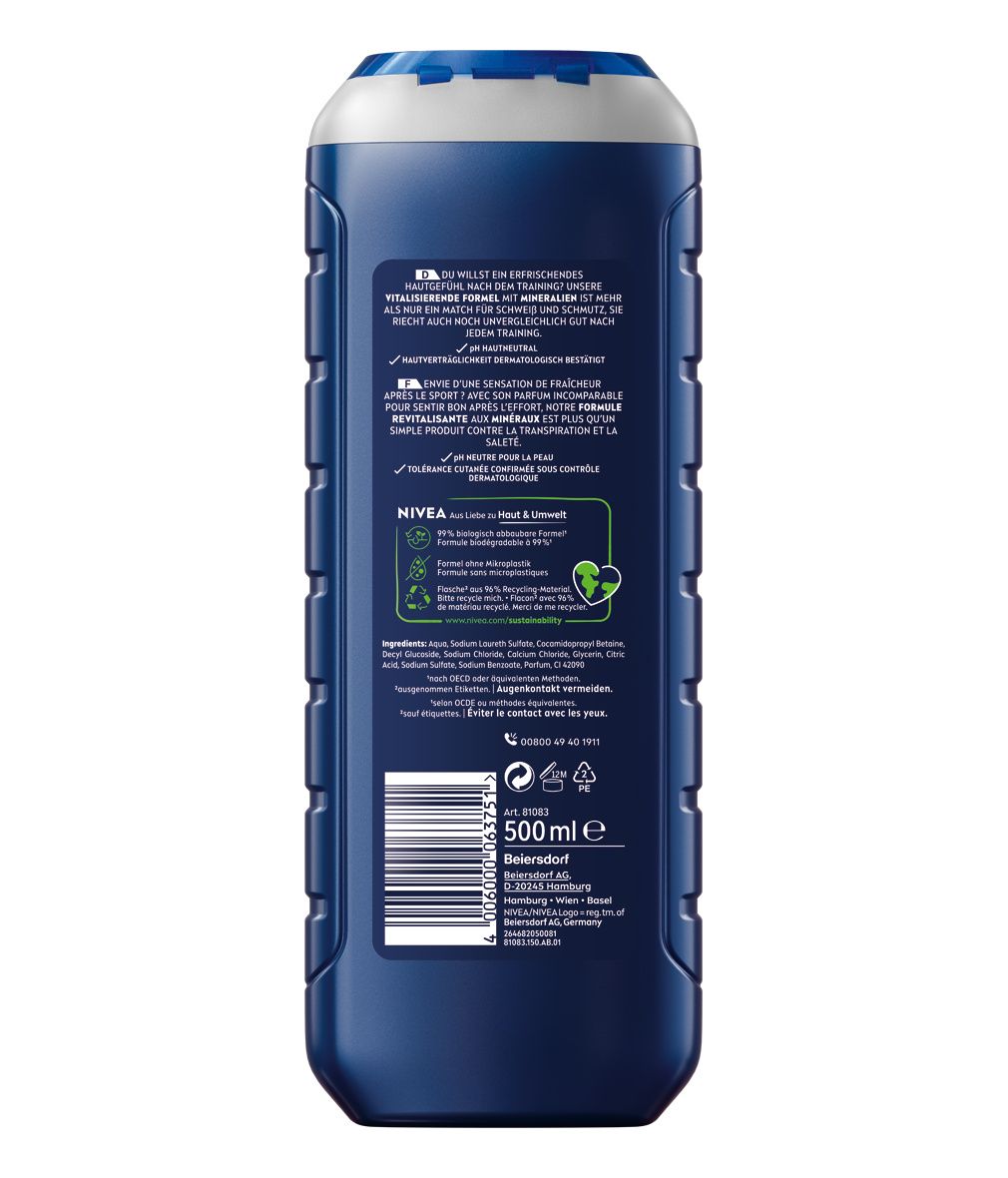 NIVEA MEN Pflegedusche Sport 3in1