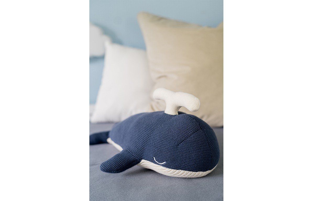 Kindsgut Kuscheltier Wal