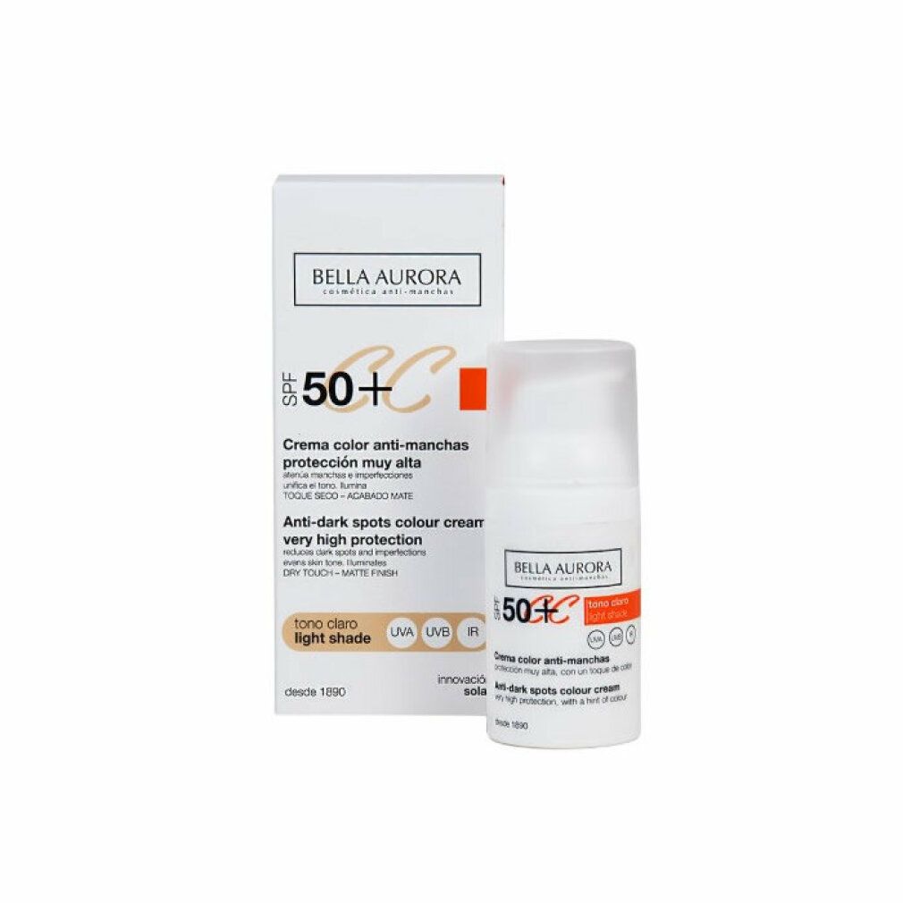 cc cream anti-manchas tono claro SPF50+