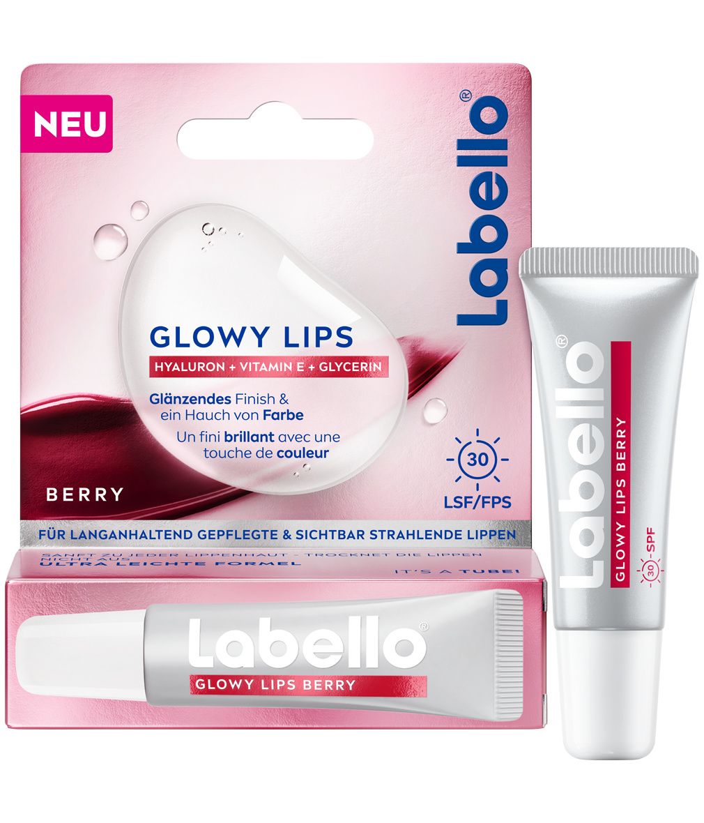 Labello Glowy Lips Clear & Berry Set