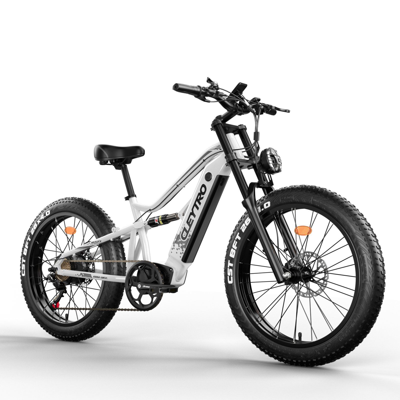 Cleytro ES7 E-Bike mit Vollfederung, 48V 18Ah Akku, 7 Gänge 1 St