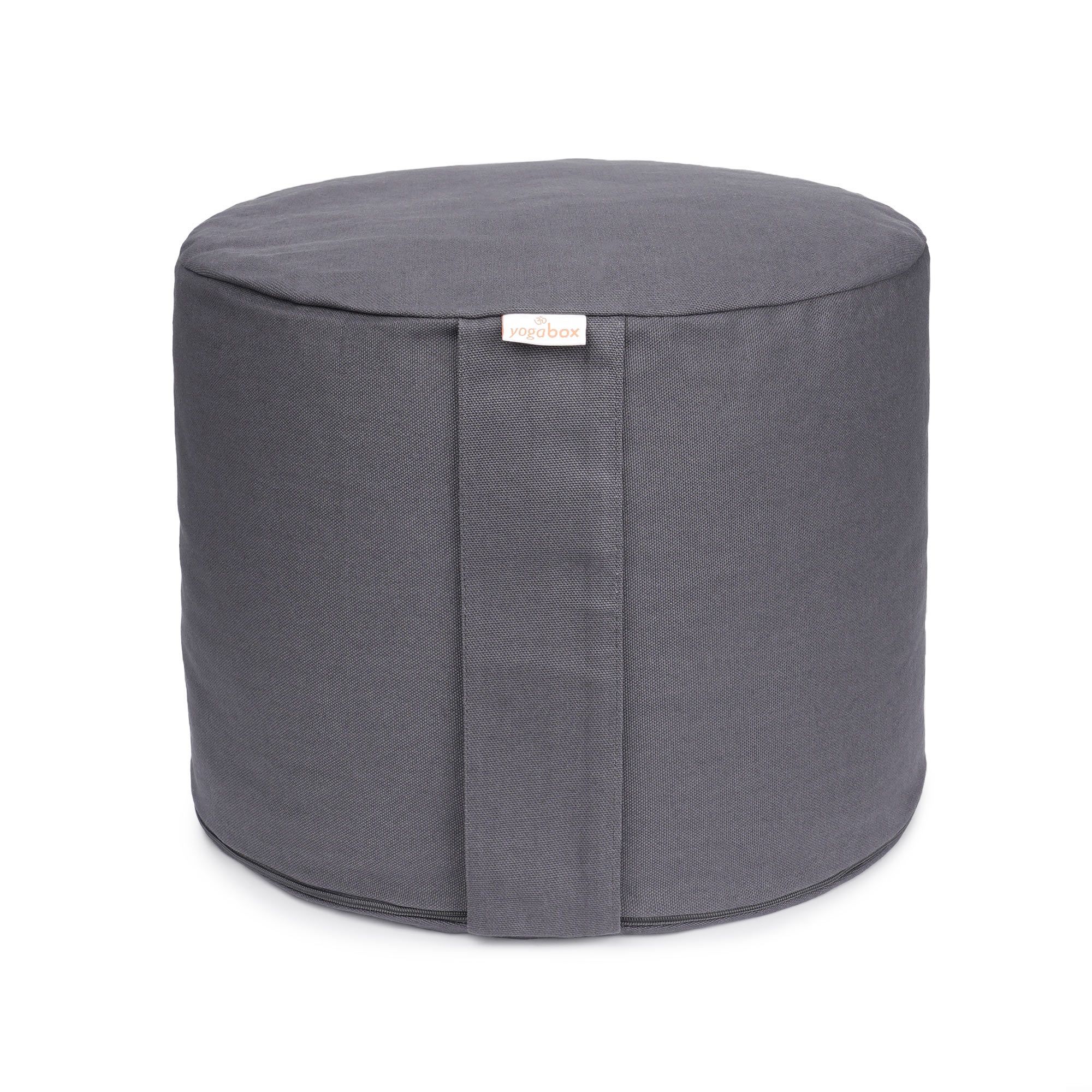 yogabox Meditationskissen Rondo Big Basic - grau 35 x 25,0 cm 1 St