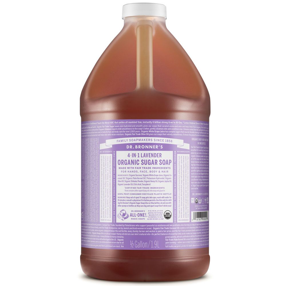 Dr. Bronners Bio Sugar Soap Lavendel 1,9 l