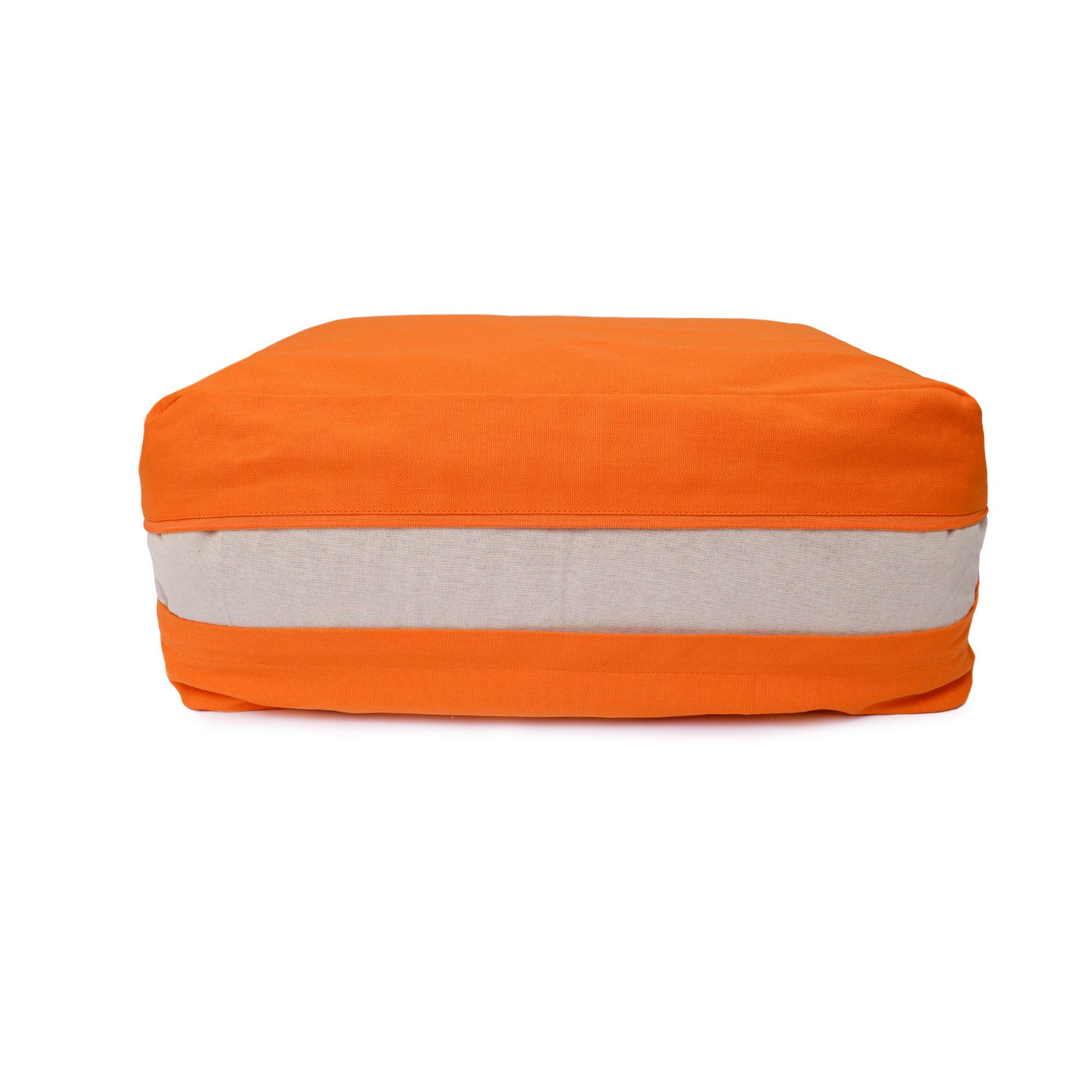 yogabox VIPASSANA Kissen XL - orange - 45 x 33 x 13,0 cm