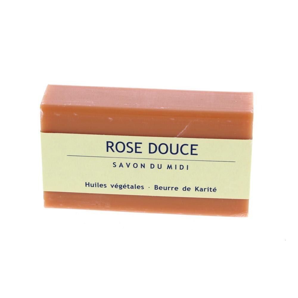 Savon Du Midi Rose Douce Karité-Seife 100 g
