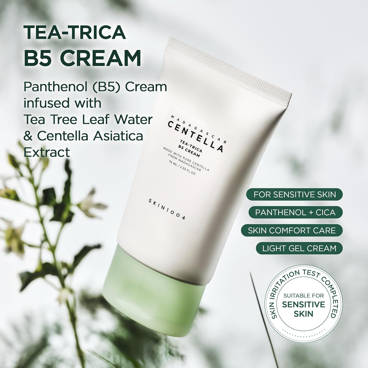 SKIN1004 Madagascar Centella Tea-Trica B5 Cream 75ml
