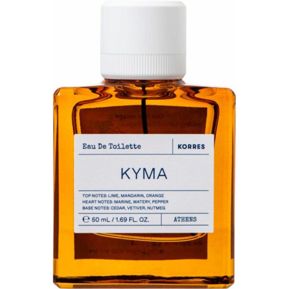 KORRES KYMA Eau de Toilette Flakon mit weißem Verschluss. 50 ml.