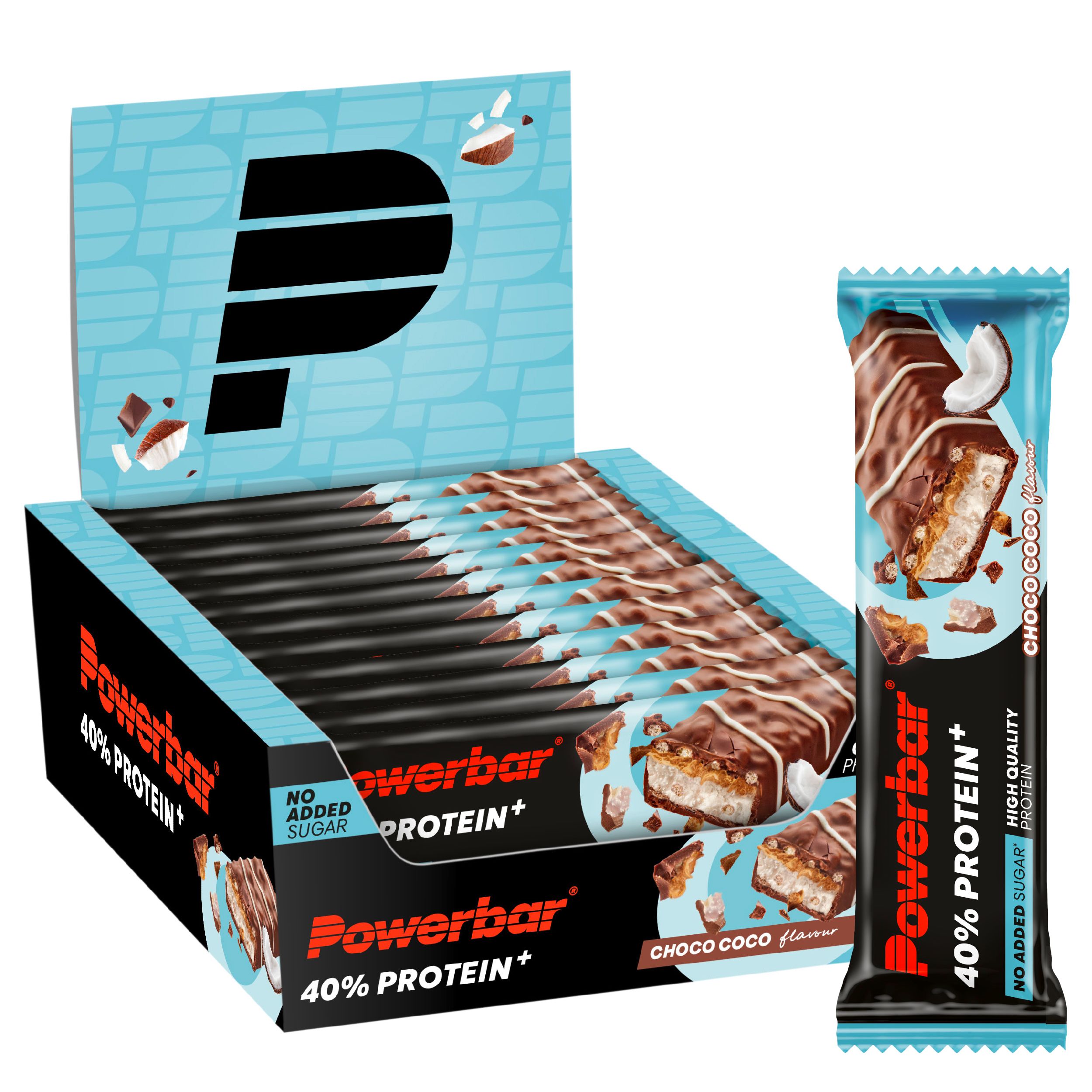 POWERBAR High Protein Riegel Choco Coco 40% Protein + Crisp zuckerarm