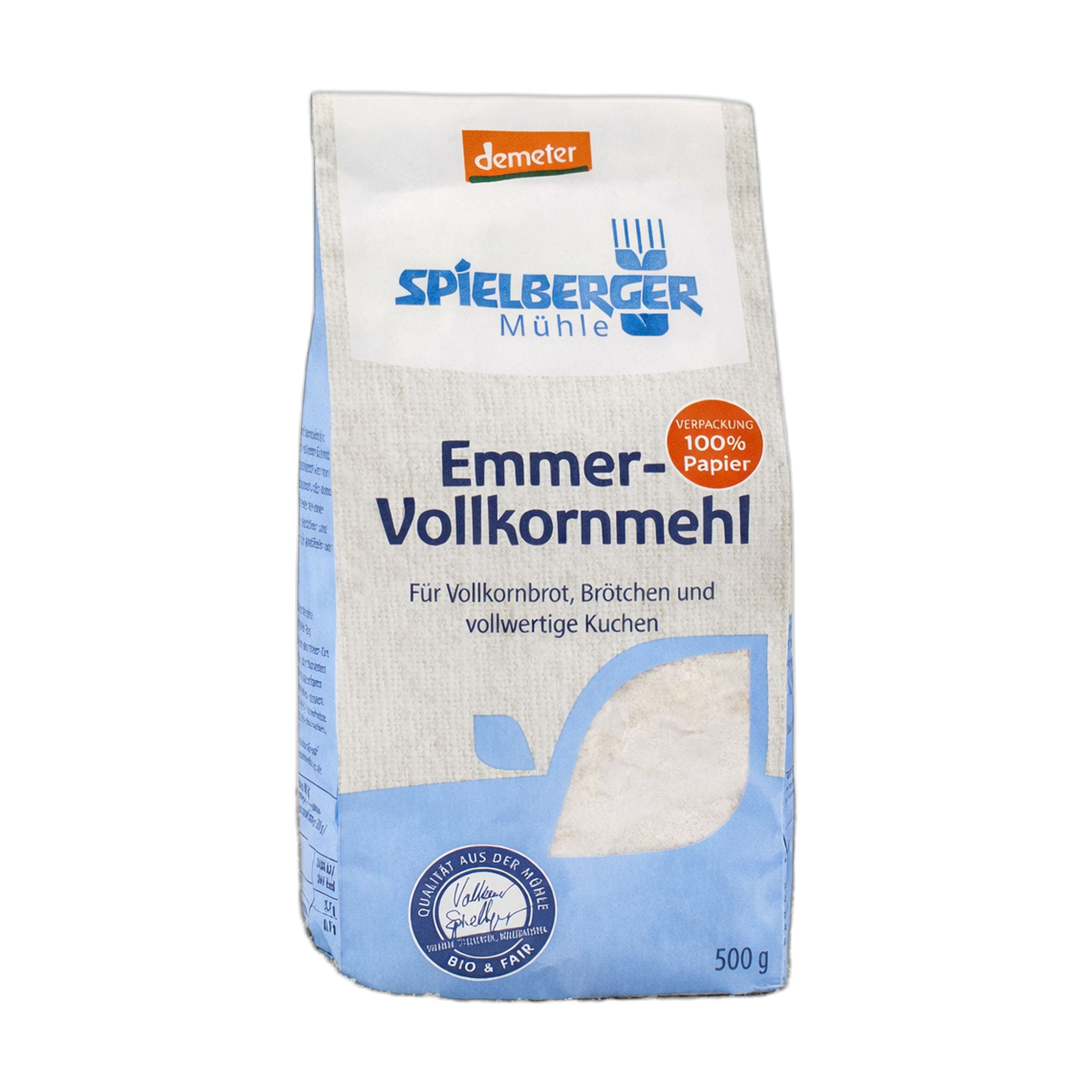 Spielberger Bio Emmer-Vollkornmehl Demeter 500 g