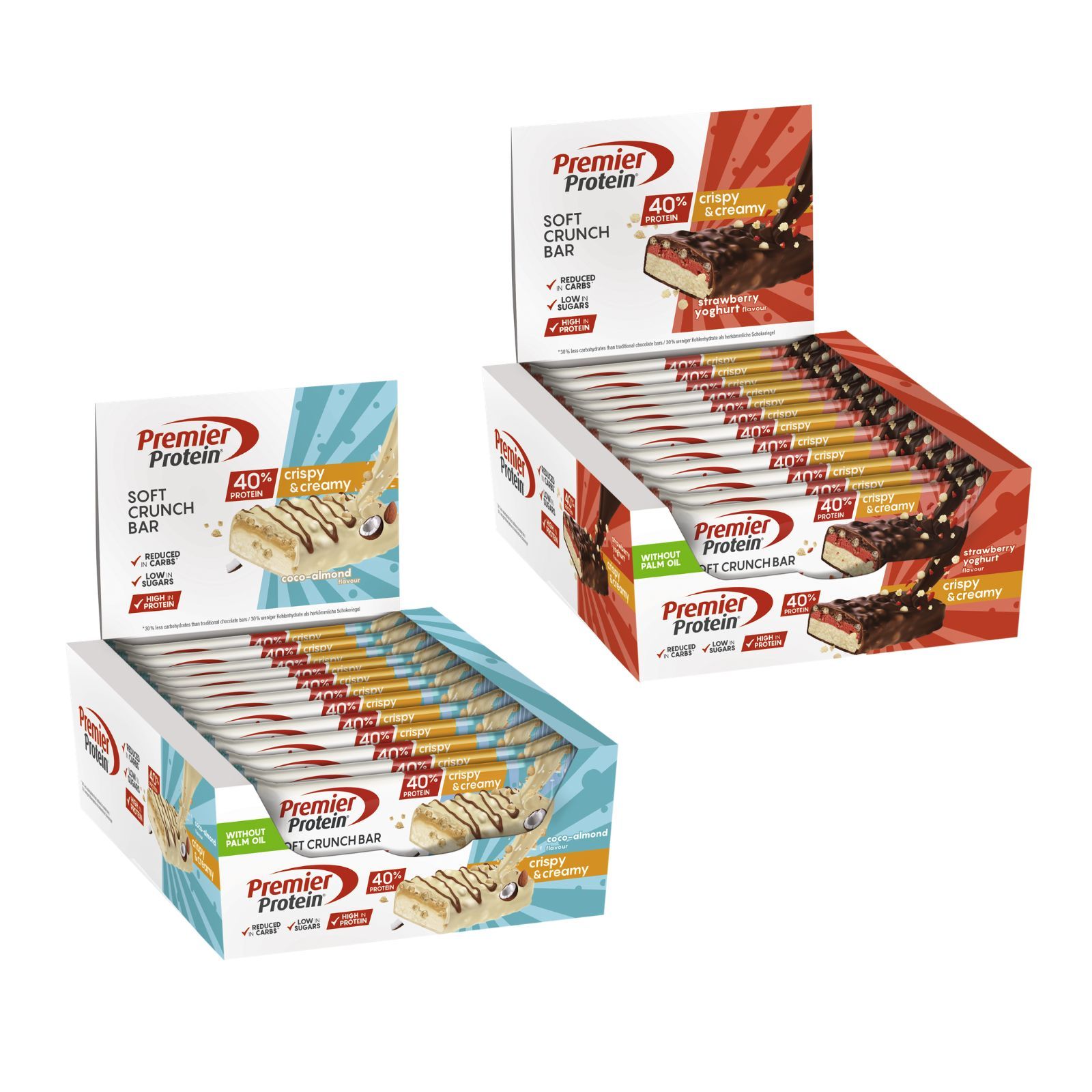 Premier Protein Soft Crunch Bar 40% High Protein Riegel