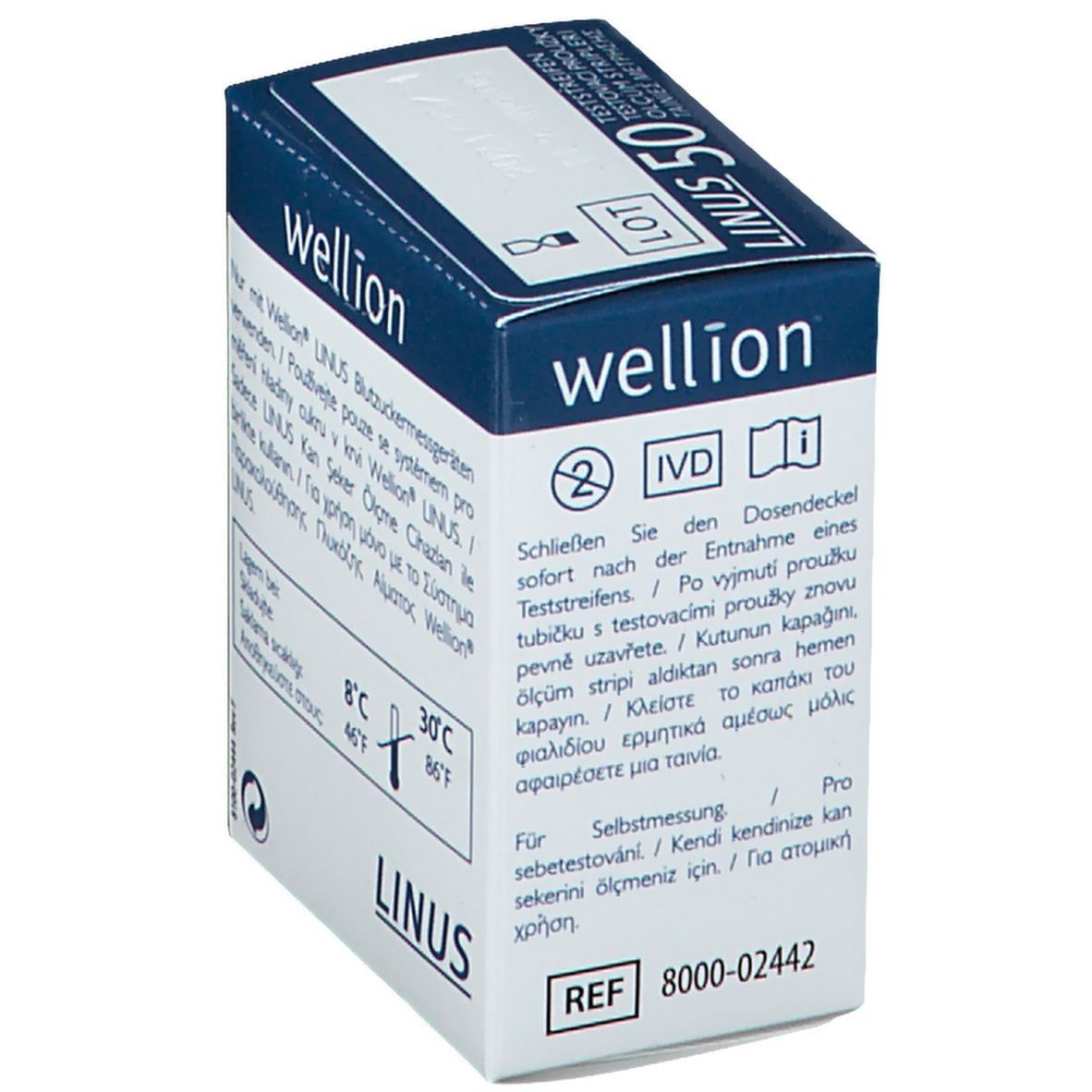 Wellion LINUS Blutzucker Teststreifen