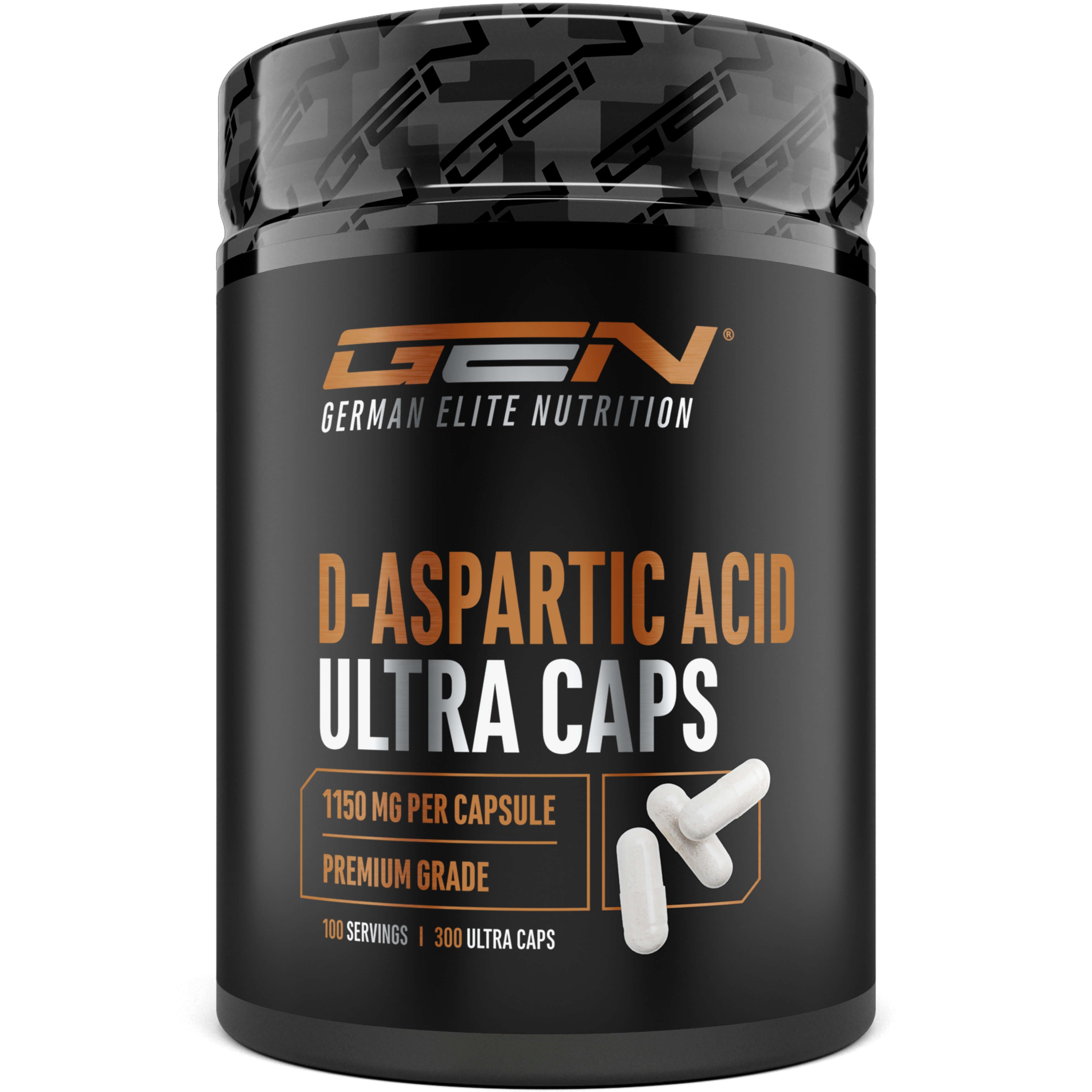 GEN D-Aspartic Acid - Ultra Caps 300 g Kapseln