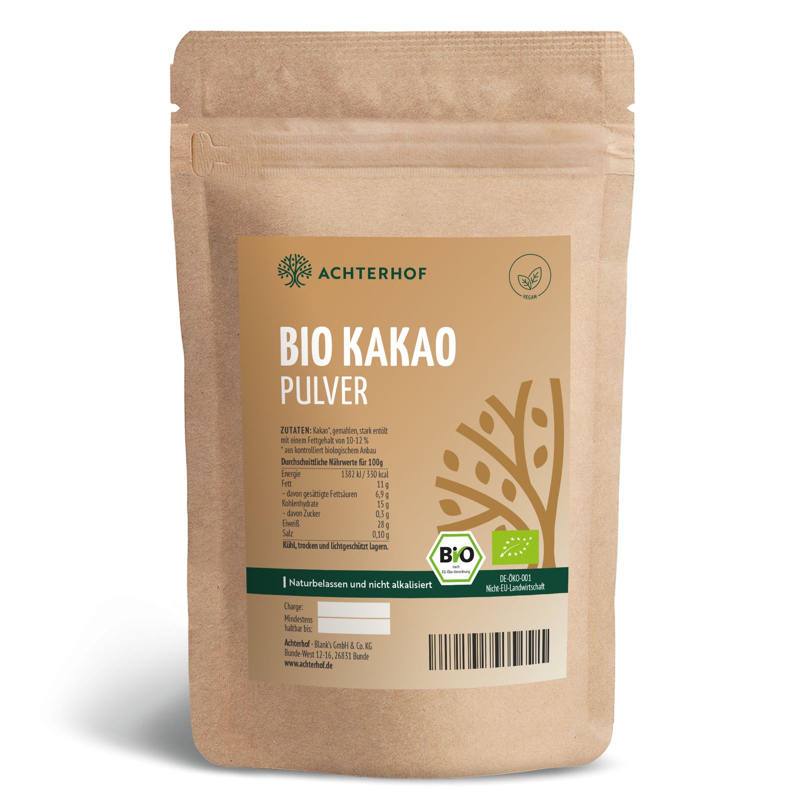 Achterhof Bio Kakaopulver
