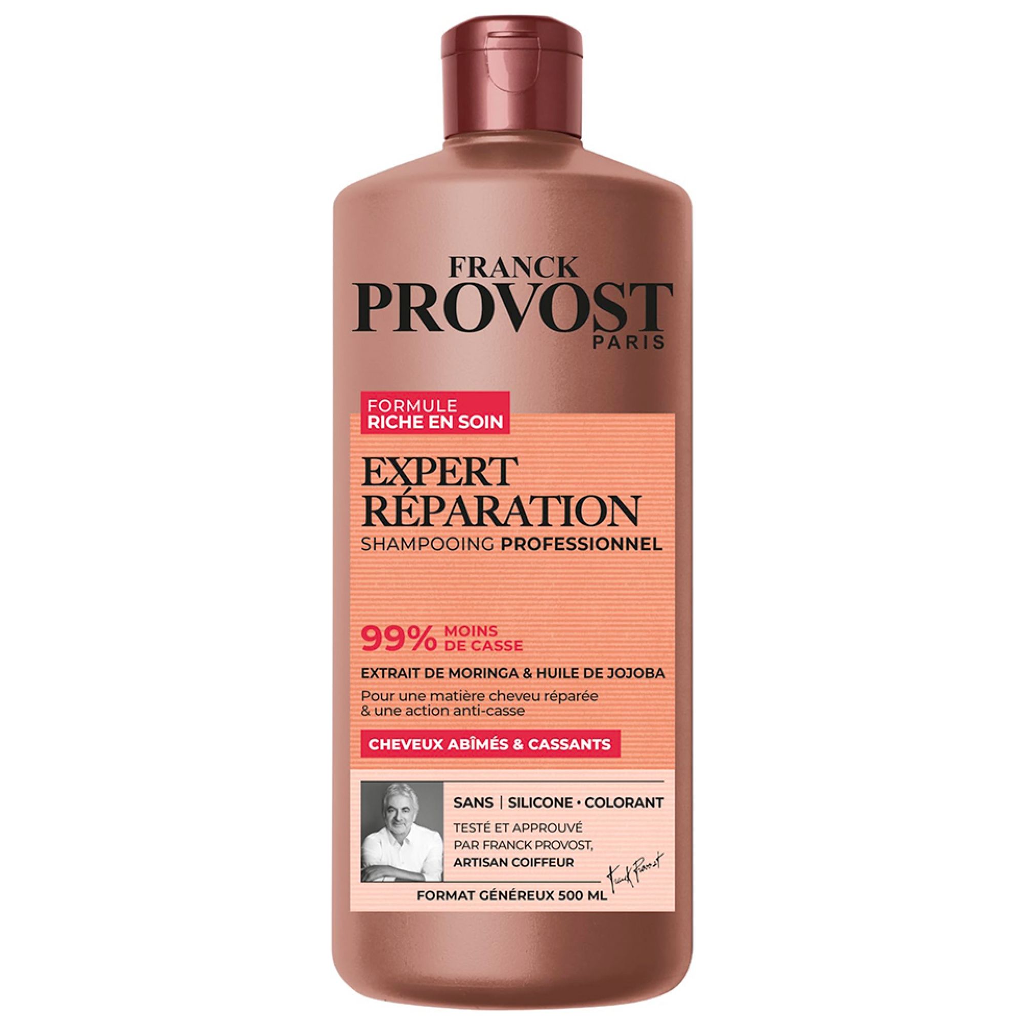 Franck Provost Expert Réparation Shampoo Für Geschädigtes & Brüchiges Haar 7,5x5,4x20,8 cm