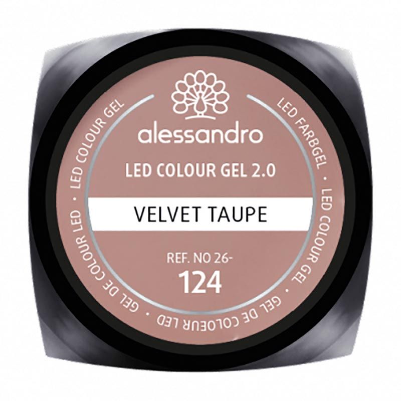 Alessandro International LED Colour Gel 2.0 - 124 velvet taupe