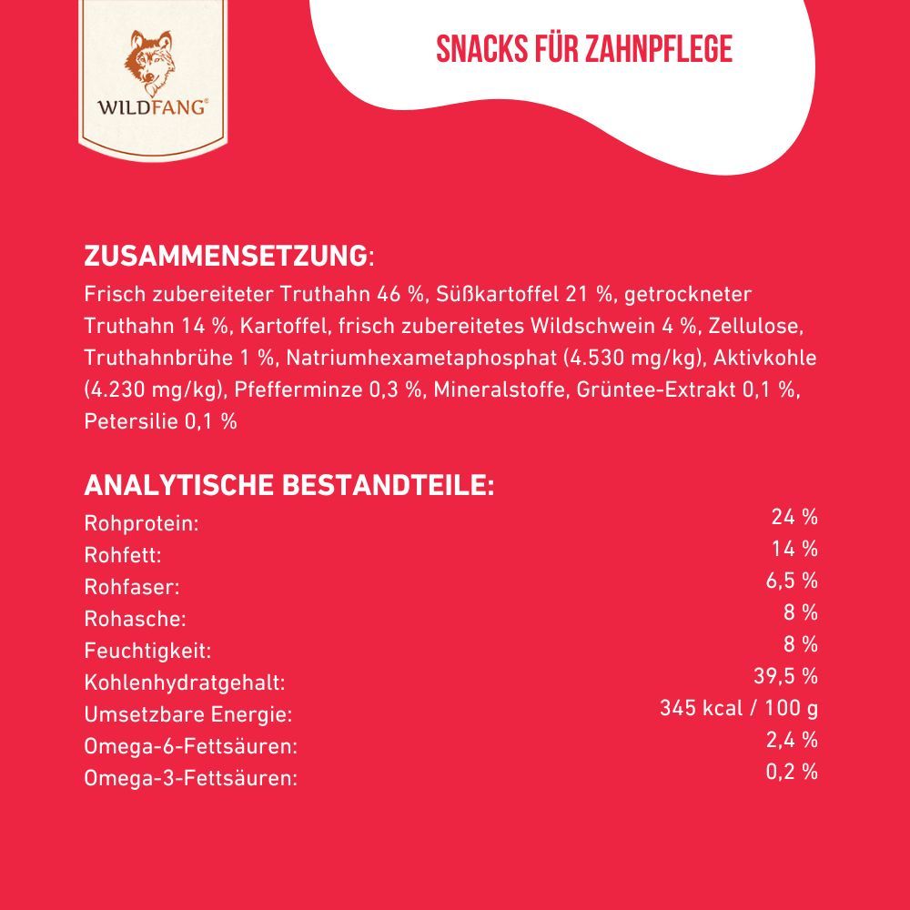 Zahnpflege Snacks - getreidefrei