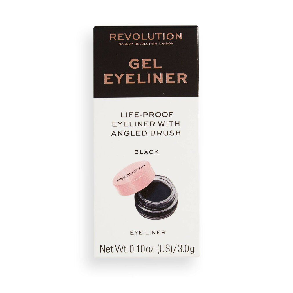 Revolution Makeup Revolution Gel Eyeliner Pot With Brush