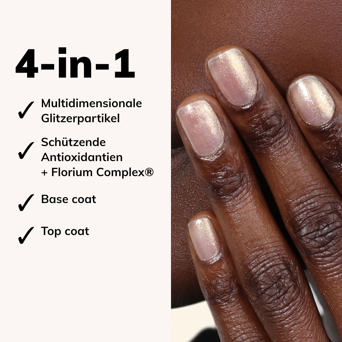 LONDONTOWN Kur Shimmering Nail Highlighter Sunkissed aufhellender Nagellack