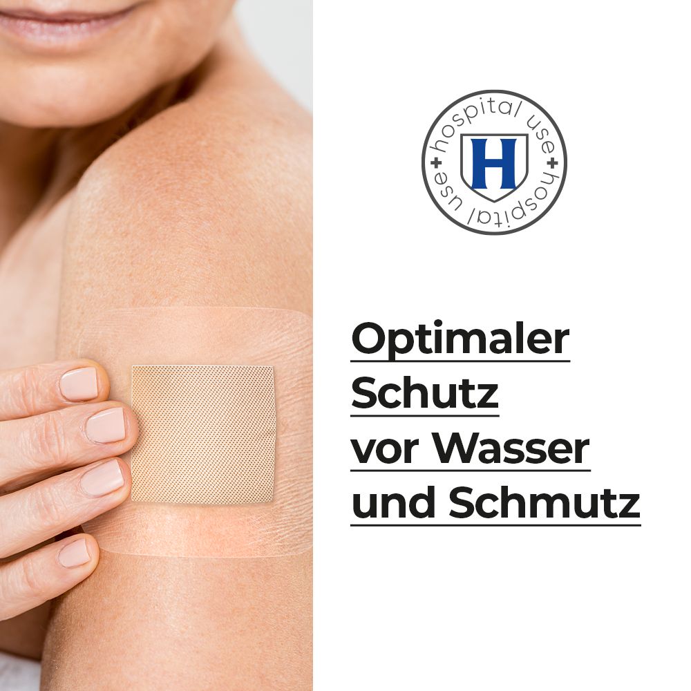 Medrull Ultra Pore WATERPROOF steriler, selbstklebender Wundverband / Wund-Pflaster 9x10 cm