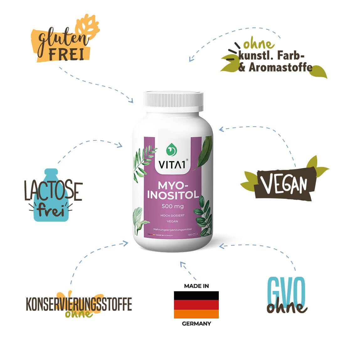 VITA1 Myo-Inositol, 500 mg