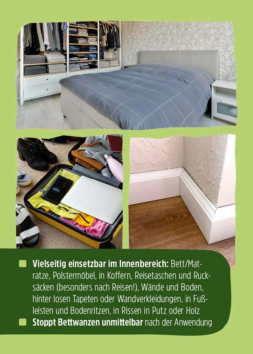 Bettwanzenspray - Effektive Abwehr & Langzeitschutz