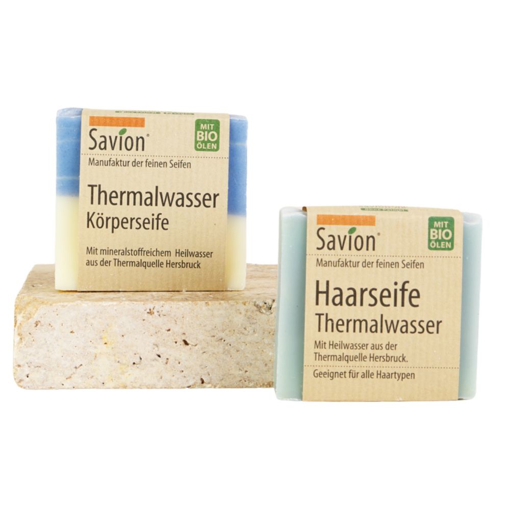 Savion Thermalwasser Körper- und Haarseifen 2er Set