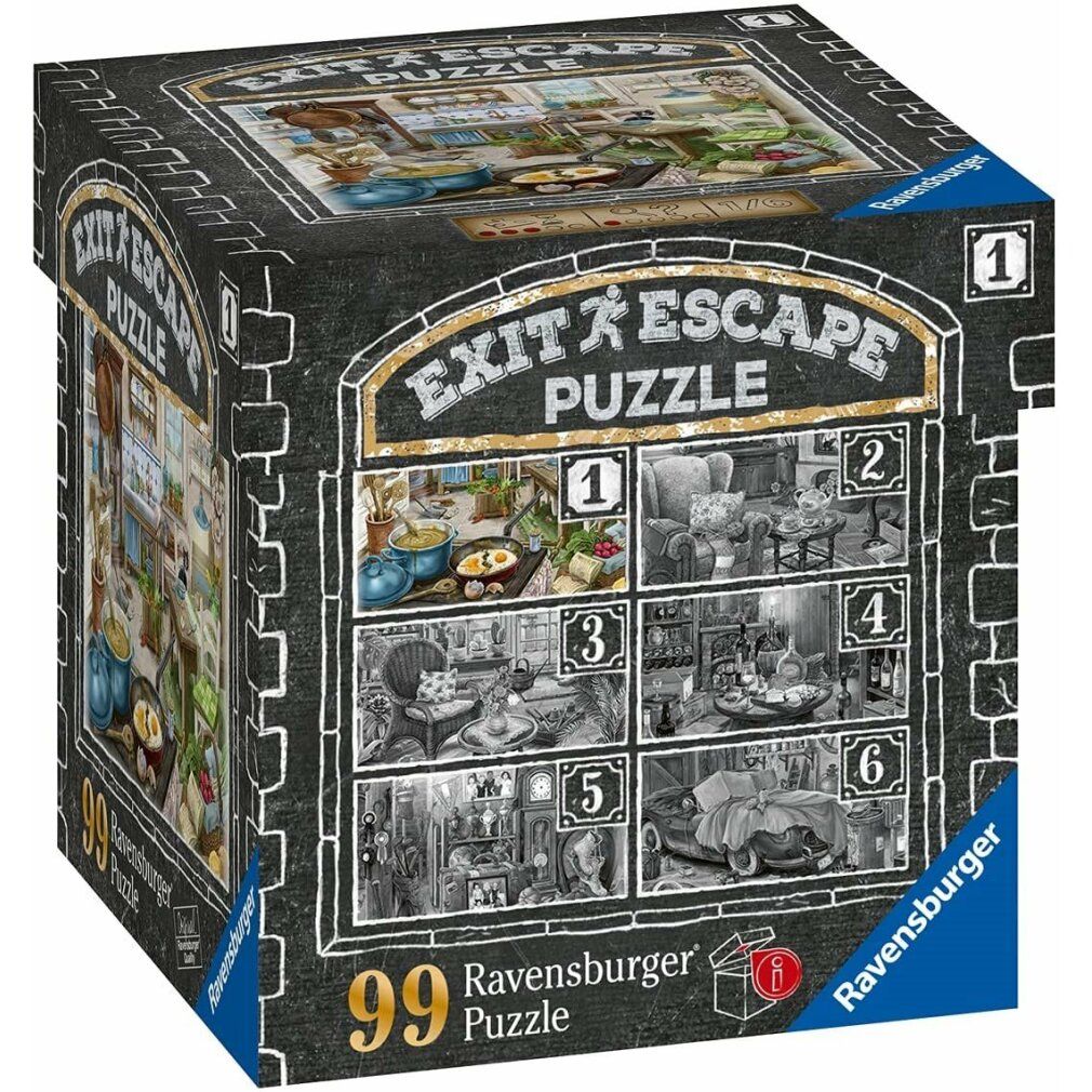 ravensburger Escape exit puzzle Haunted Mansion 1: In der küche 99 Teile