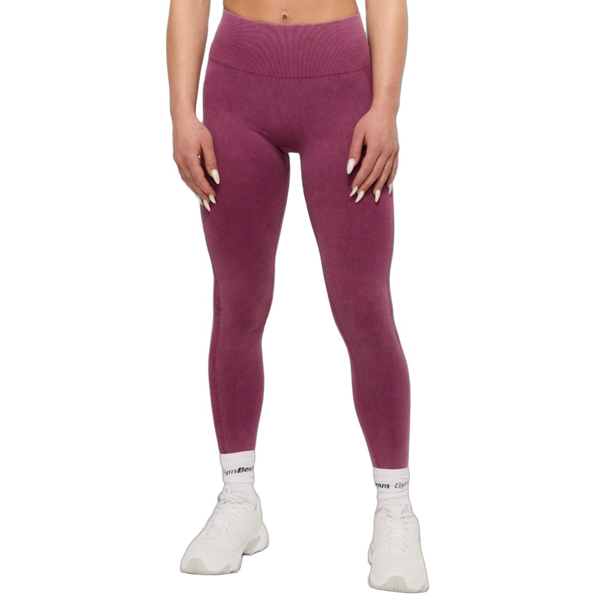 GymBeam Leggings für Frauen nahtlos mit hoher Taille LIFT Plum