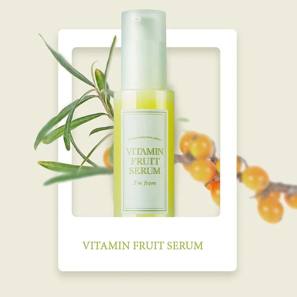 I'M FROM Vitamin Fruit Serum – Aufhellendes Gesichtsserum mit Sanddorn für strahlende Haut