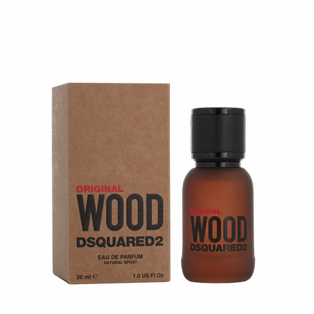 Dsquared2 Wood Original Eau de Parfum Flakon und Verpackung.