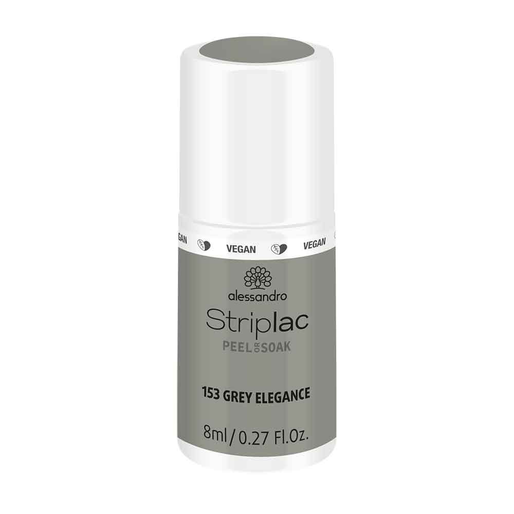 Alessandro International StripLac Peel or Soak 8 ml - 153 Grey Elegance