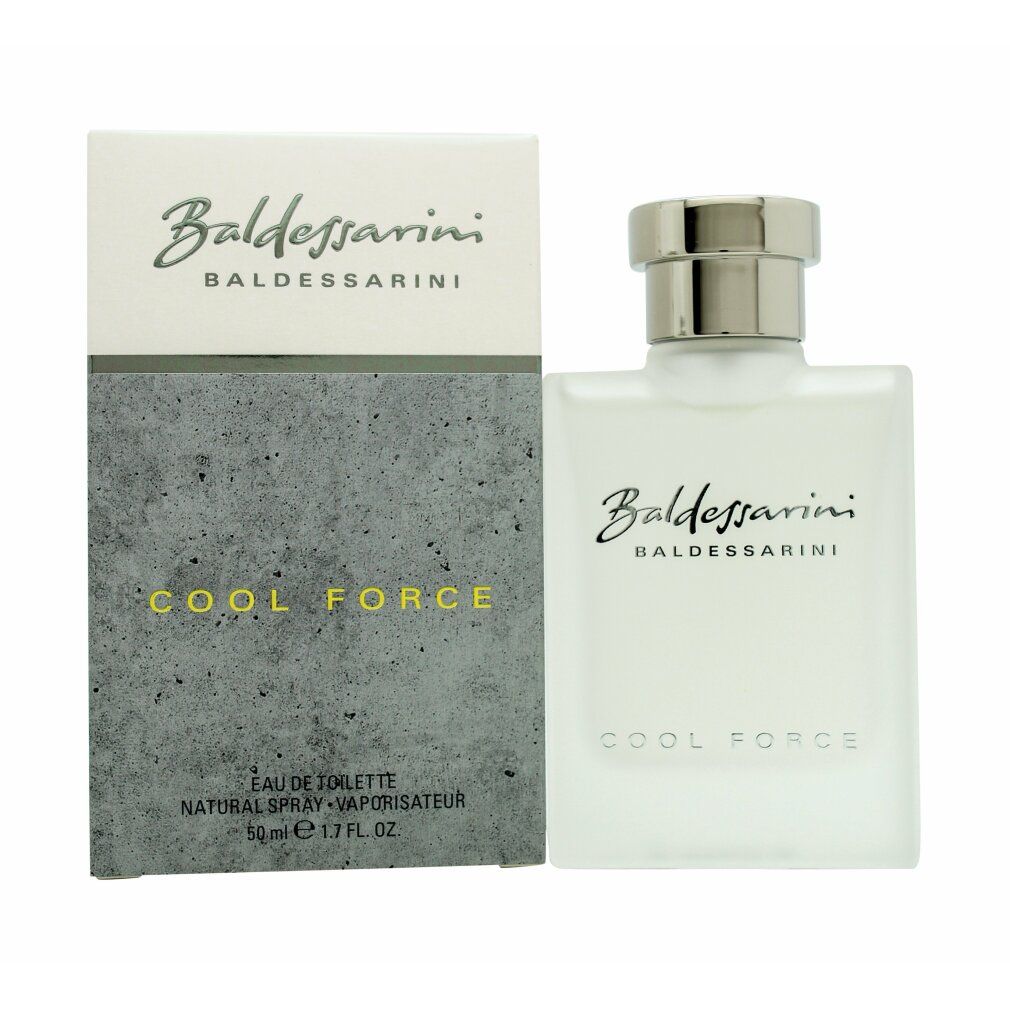 Baldessarini Cool Force Eau de Toilette Flakon und Verpackung, 50ml.